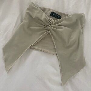 White Fox Boutique She's A Day Dreamer Crop Stone Top